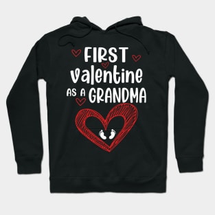 first valentine as a grandma Hoodie